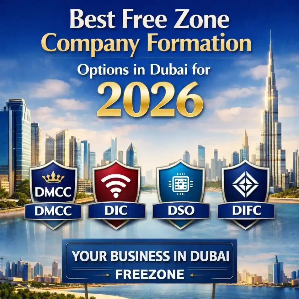 Best Free Zone Company Formation Options in Dubai for 2026